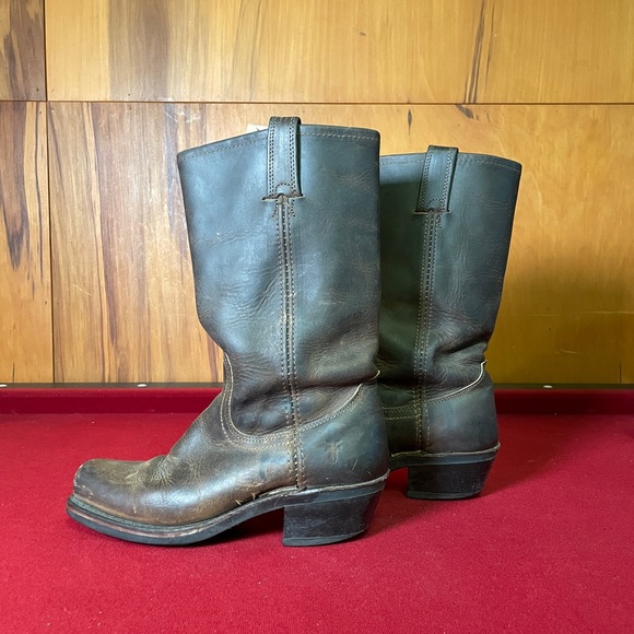 Frye Dark Brown Leather Boots